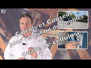 Calculations and advice for insulating attics with cellulose wadding