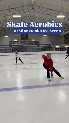 15K views · 65 reactions | Boost your fitness and skating skills with Skate Aerobics! This upbeat class combines cardio and edge work in a fun, supportive environment.  Tuesdays ⏰ 9:30-10:30 a.m.  Minnetonka Ice Arena Open to adult figure skaters of all ages and levels; $5 per class (drop-in only, no registration required). | City of Minnetonka - Local Government | Facebook