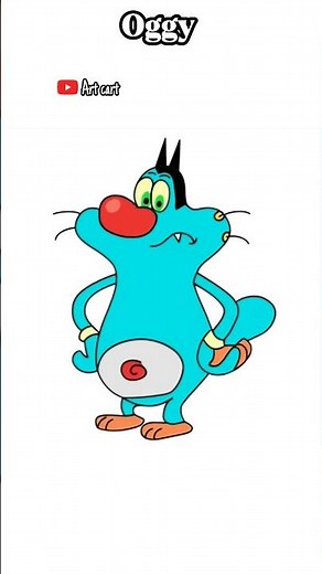 How to draw easy oggy cartoon drawing #shorts #drawing4kids