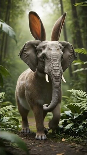“You Won’t Believe This Rabbit Has an Elephant Face! 😳🐰🐘”