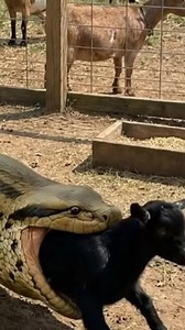 682K views · 4K reactions | Python swallow a baby goat | Nature Interaction AI | Facebook