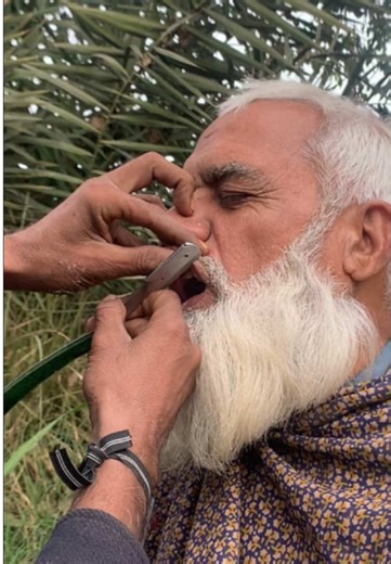 [Part 68] follow for more . #asmr #asmrbarber #barbershop #asmrshaving #fyp