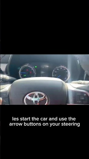 How to Reset Oil Maintenance Light on 2021 Toyota Highlander Hybrid #toyota #oilchange #maintenance