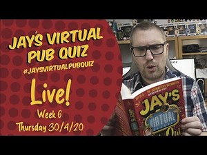 Virtual Pub Quiz, Live! Week 6 Record Breaking Attempt #stayhome #withme