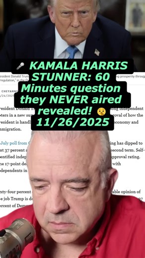 🎤 KAMALA HARRIS STUNNER: 60 Minutes question they NEVER aired revealed! 🤫 #news #interview #60minutes #fyp #kamalaharris