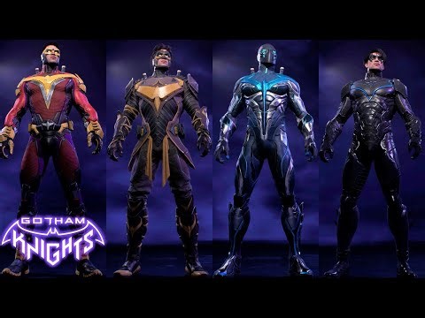 Gotham Knights | Nightwing - All Suits & Colors Showcase in 4K | 2023