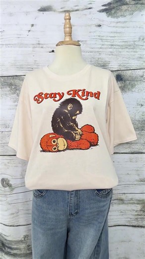 Stay Kind Punch Baby Monkey Shirt ✨✨✨#staykind #monkeybaby #monkeypunch #punchmonkey #viral #staykind #tiktokshop