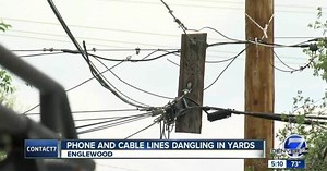 Homeowners not happy with power pole repair job