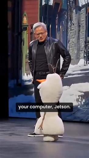 Olaf Robot Steals the Show at NVIDIA GTC 2026 ❄️🤖 | Jensen Huang Keynote Surprise!