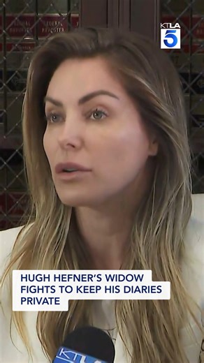 KTLA Entertainment on Instagram: "Crystal Hefner, the widow of Playboy magazine founder Hugh Hefner, has teamed up with high-profile attorney Gloria Allred to keep private, intimate images in his scrapbooks and journals. Tap the link in bio for more."
