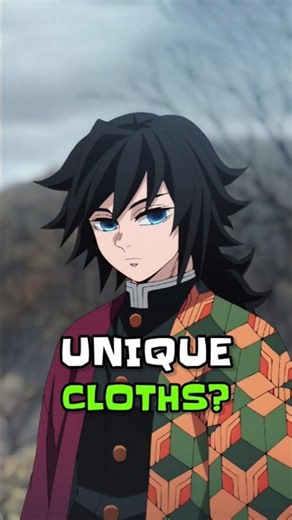 Why giyu has unique clothes than other hashiras? #demonslayer #anime #shorts