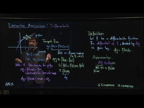 Derivative Applications: Differentials - 04. Why does dx Equal Delta x