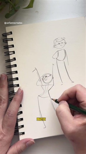 The EASIEST way to start drawing people