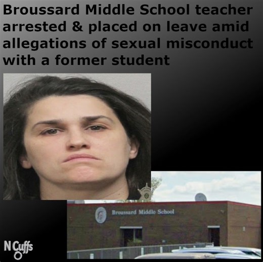 38-year-old Christie Elizabeth Dunbar Oster was once celebrated as "Teacher of the Year" at a middle school in Louisiana. Now, she is facing felony child sex charges. The 8th-grade math teacher was arrested and booked into the Lafayette Parish Correctional Center on charges of carnal knowledge of a juvenile and indecent behavior with juveniles. She received a $50,000 bond. Oster taught at Broussard Middle School. In September, she was named the 2025 - 2026 Teacher of the Year. Now, Oster is bein