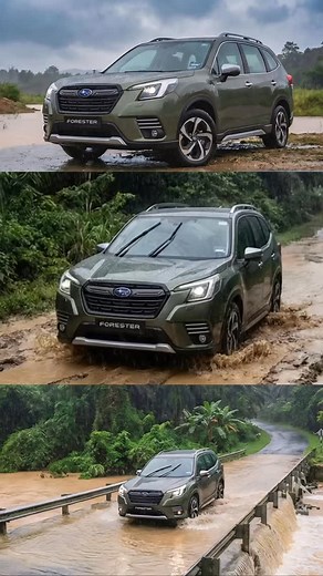 With Malaysia’s unpredictable weather and recent flash floods, your safety comes first. 🌧️ The Subaru Forester’s Symmetrical AWD and balanced engineering help keep you stable and confident on slippery roads — but always avoid unsafe flood zones. Stay safe and keep updated before travelling. #SubaruForester #OneLifeOneSubaru #SubaruMalaysia | Subaru Asia