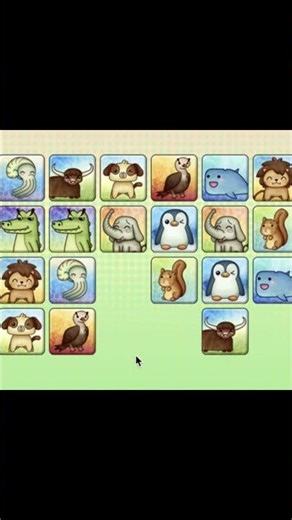 동물 연결 게임 Animal Connection의 이지 모드