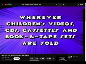 Only from Sony Wonder (Bandicam Capture)