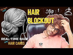 3D HAIR TEST : ZBRUSH to Portfolio