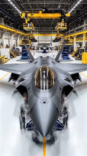 Stealth Multirole Fighter Aircraft Assembly Timelapse | Inside Aerospace Manufacturing Hangar