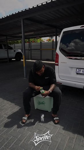 Refreshing Sprite Moments in a Sunny Outdoor Setting