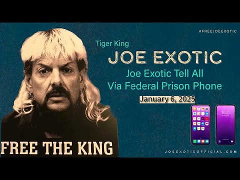 Tiger King Joe Exotic Tells ALL From Federal Prison 2025