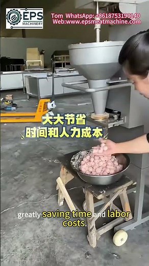Automatic Meatball Making Machine | EPS Food Machinery