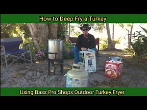 How to Deep Fry a Turkey. Using Bass Pro Shops Outdoor Turkey Fryer and taking only 1 hour.