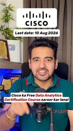 Free Data Analytics Course by Cisco 🔥 Learn Excel, SQL, Tableau + Certificate