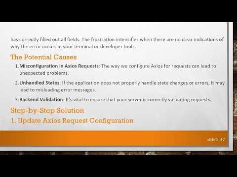 Fixing the Please enter all fields Error in React-Redux Registration System