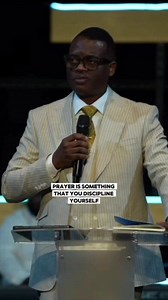 7.7K views · 682 reactions | There is no gift of prayer and bible study; prayer is something that you discipline yourself to carry as a daily burden - Apostle Arome Osayi The reason for training in Christian ministry is to bring people out of a place of convenience and into a place of discipline. If you stay in spiritual training of prayer and bible study, you will become a tool that God can use. | A Great Light Channel | Facebook