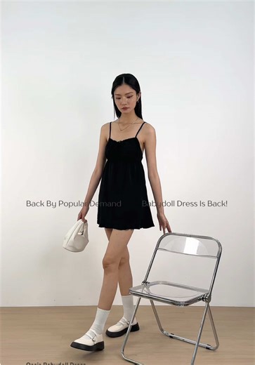 Oasis Babydoll Dress V2: Stylish and Chic