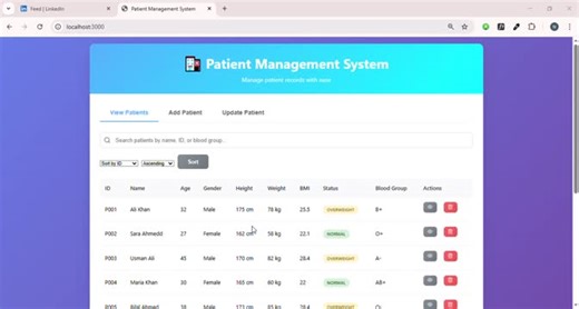 #fullstackdeveloper #reactjs #fastapi #pythondevelopers #webdevelopment #softwareengineering #react18 #pydantic #uvicorn #frontenddevelopment #backenddevelopment #fullstackprojects #restfulapi… | Noor ul ain