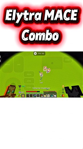 INSANE Elytra + Mace Combo on Mobile! 🤯 (Pojav & Zalith)
