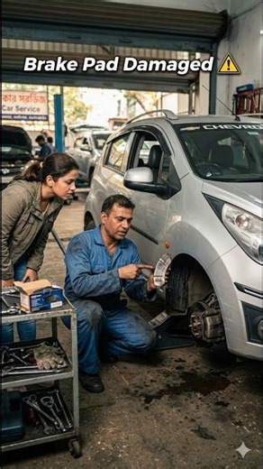 Brake Pads के चलते , Brake Fail हो गया ⚠️ #shorts #short