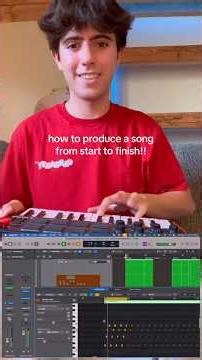 how to produce a song (using only 4 notes!) #originalsong #musicproducer #bedroompop #music