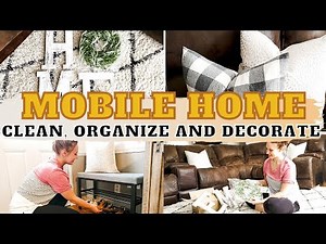 CLEAN AND DECORATE MY DOUBLE WIDE MOBILE HOME WITH ME | MarieLove