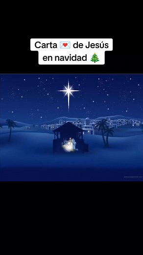 Carta de Jesús para la Navidad