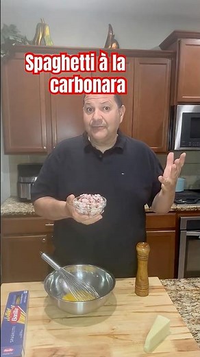 Spaghetti à la Carbonara- #howtomakespaghetti #italianrecipes #cooking #recipe