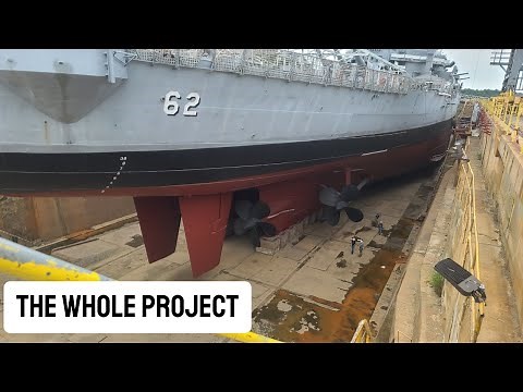 Drydocking Battleship New Jersey: A Project Overview
