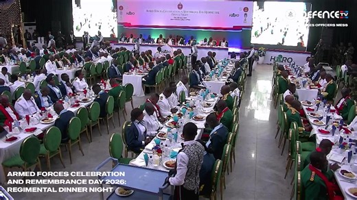 Armed Forces Celebration & Remembrance Day 2026 Regimental Dinner Night at Armed Forces Officers Mess, Asokoro, Abuja | Defence Headquarters Nigeria