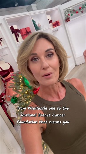 Back on for Kevin Hart today with VitaHustle One, and even more proud to help you get in your protein because For the month of October, VitaHustle will donate 5% ($2.50) of your purchase price up to $5,000 to the National Breast Cancer Foundation. Watch me and David (around 1:30p est) talk how much protein you need and why this is like a multivitamin meets protein in one delicious shake AND help support a great cause. Link in caption to buy before it sells out again!! | Kerstin Lindquist