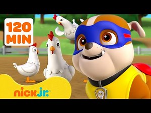 Rubble's Silliest Moments! 😆 #2 w/ PAW Patrol Chase & Cat Pack | 2 Hour Compilation | Rubble & Crew