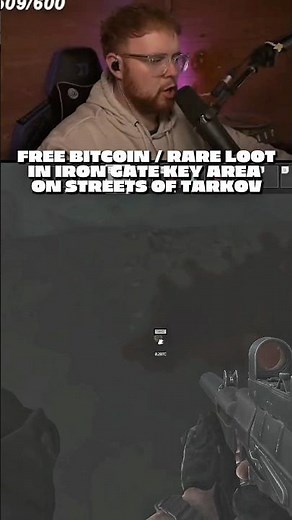 FREE BITCOIN / RARE LOOT SPAWN IN IRON GATE KEY ON THE STREETS OF TARKOV!