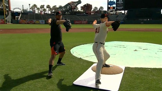 Giants unveil Lego model of Bumgarner