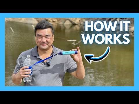 How to Get Safe Drinking Water with a Filter Straw