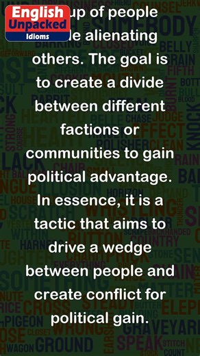 Wedge politics