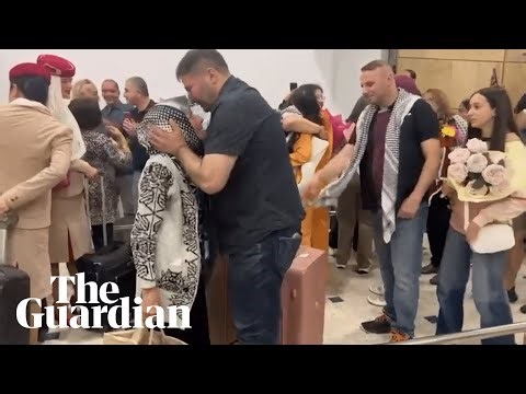 Grandmother from Gaza reunited with family at Sydney airport after 11 years apart