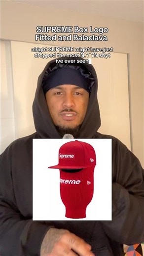 SUPREME Box Logo Fitted and Balaclava? #youtubeshorts #supreme #fashion #trending