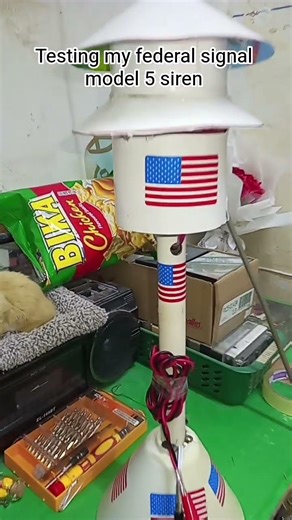 Testing my federal signal model 5 siren