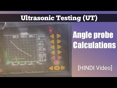 UT Shear wave calculations in Hindi ll Ultrasonic testing Level 2 calculations ll NDT & Quality